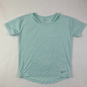 Nike Dri Fit Tshirt Womens XS Green Crew Neck Short Sleeve